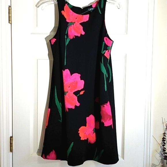 RALPH LAUREN NWT ESSENTIALS FLORAL DRESS SIZE 6 - Picture 9 of 9